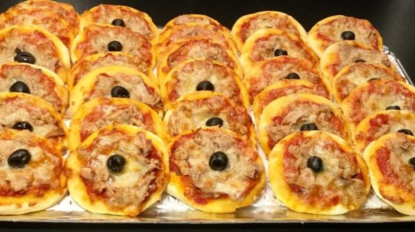 Mini pizzas artisanales