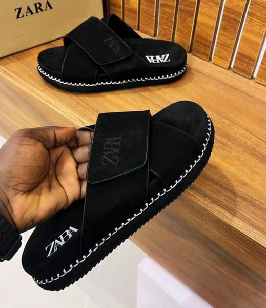 Sandales noires Zara confort