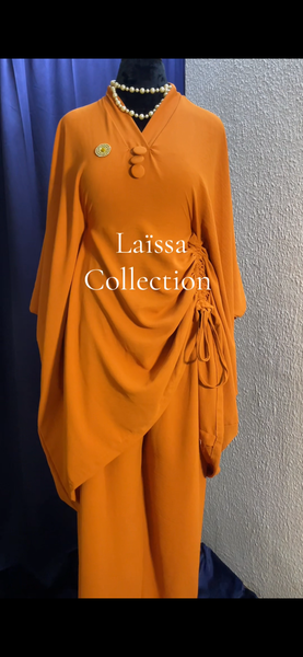 Ensemble élégant orange