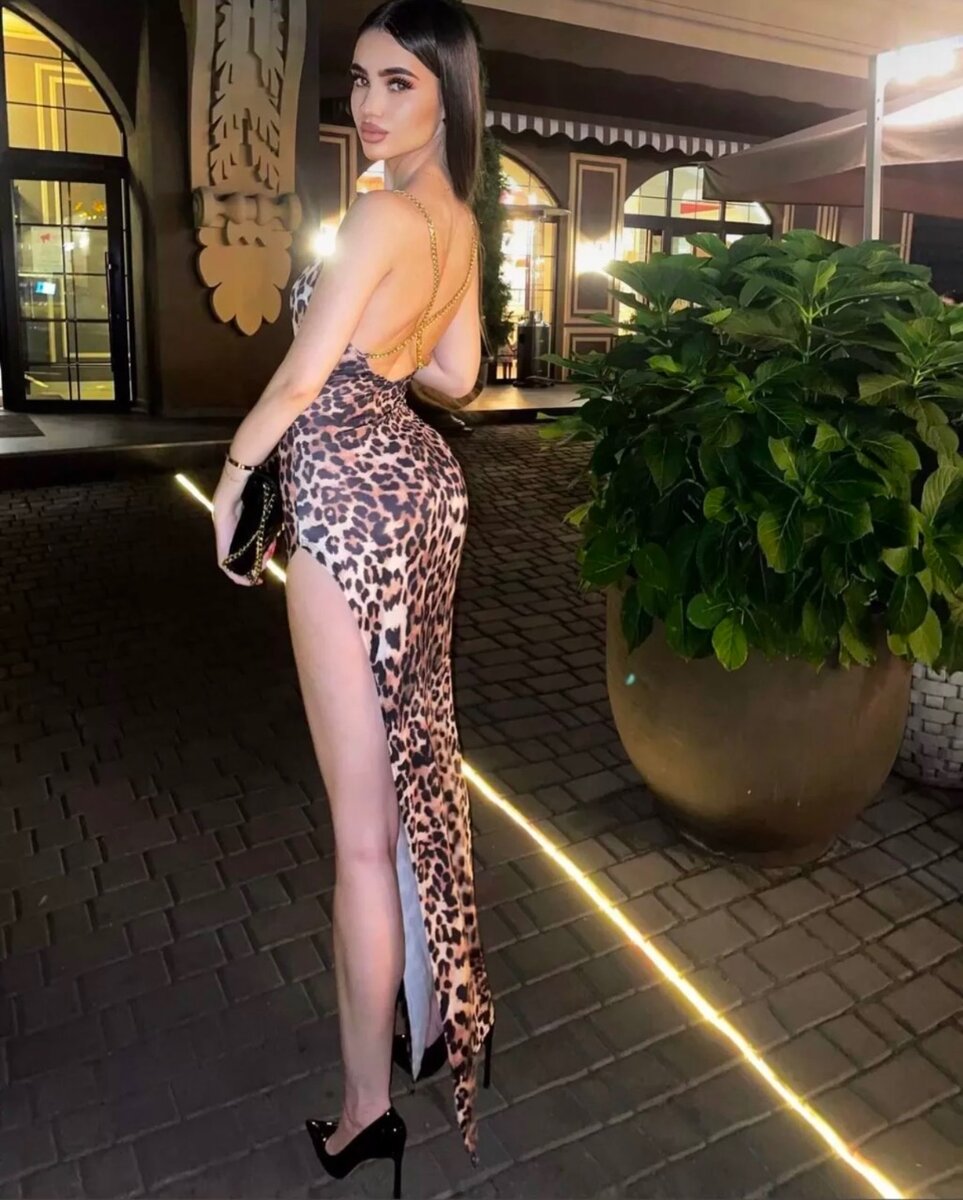 Платье леопардовое для вечеринок или поседелок