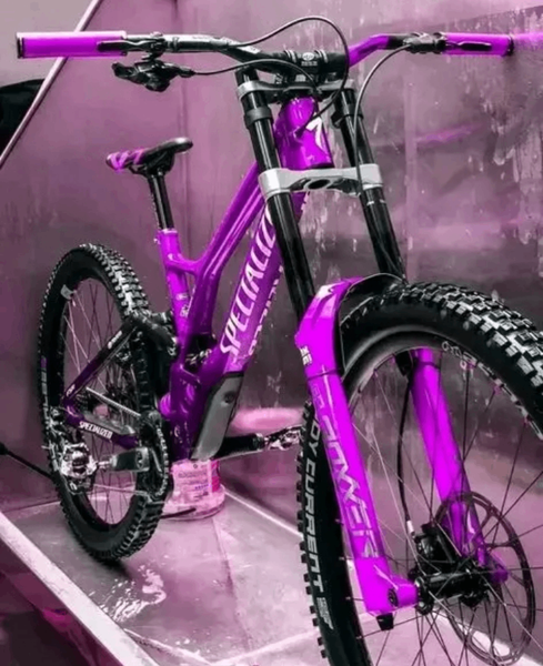 Vélo de montagne violet
