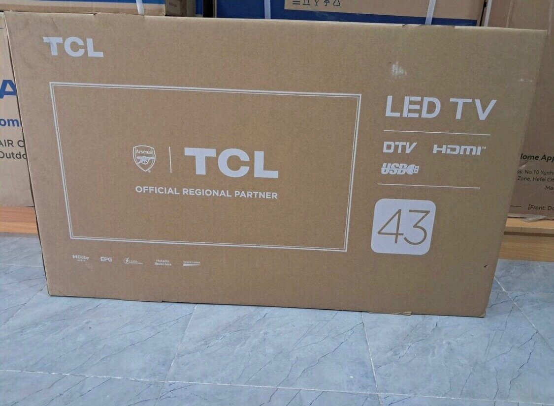 TCL 43inches television, smart