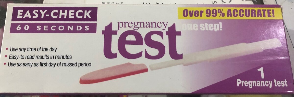 EASY-CHECK PREGNANCY 60 SECONDS