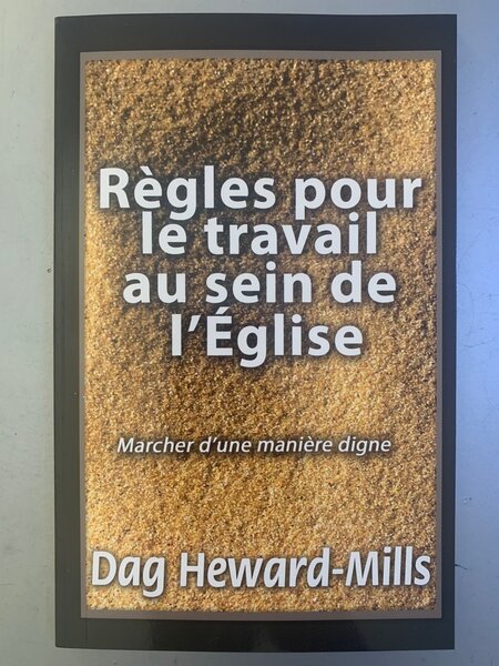 Livre sur le travail en Église