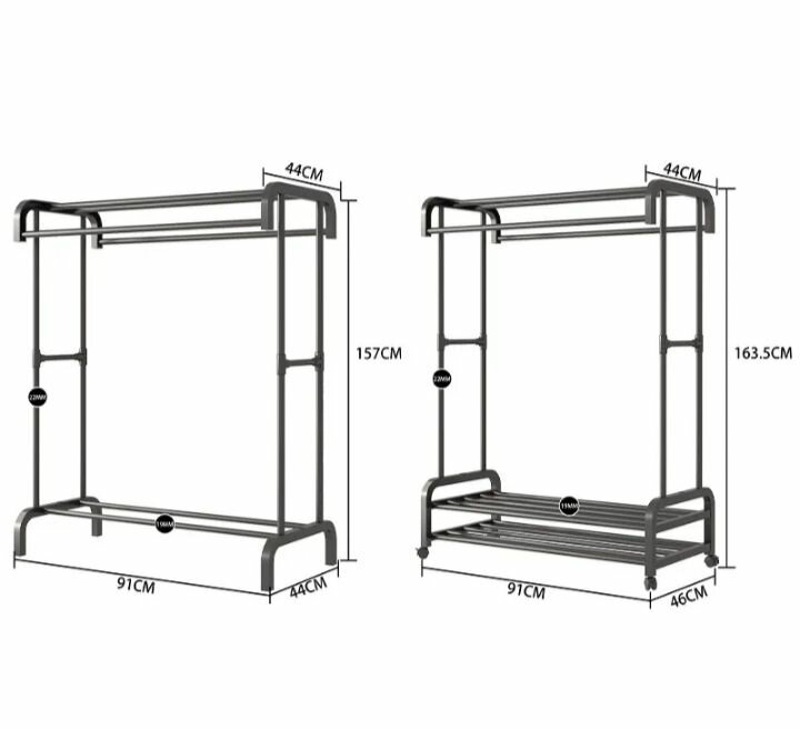 Portant à vêtements réglable