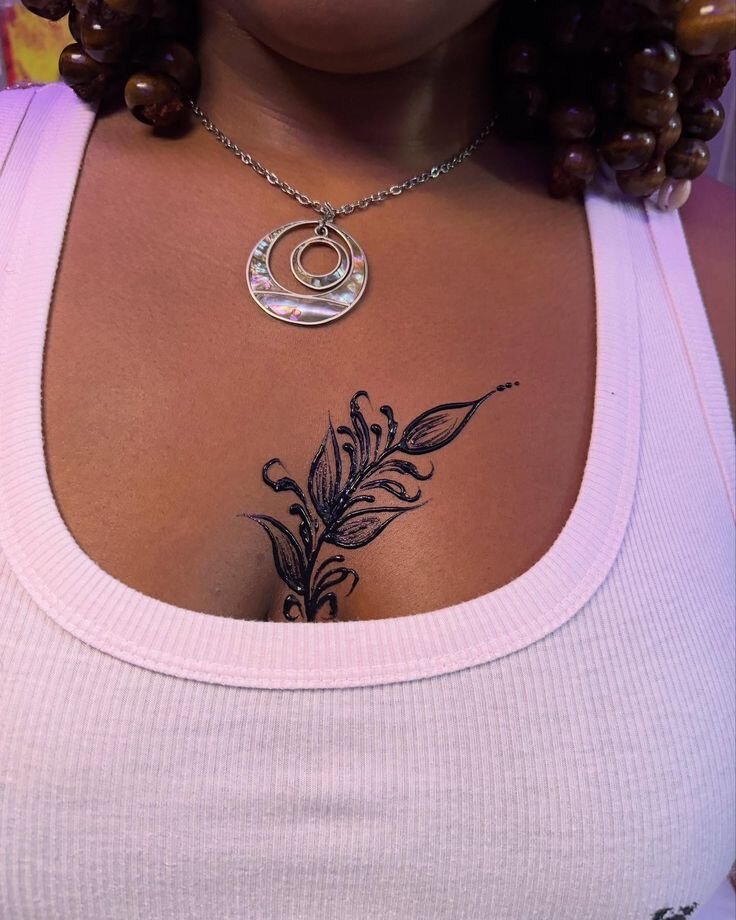 Tatouage temporaire fleur