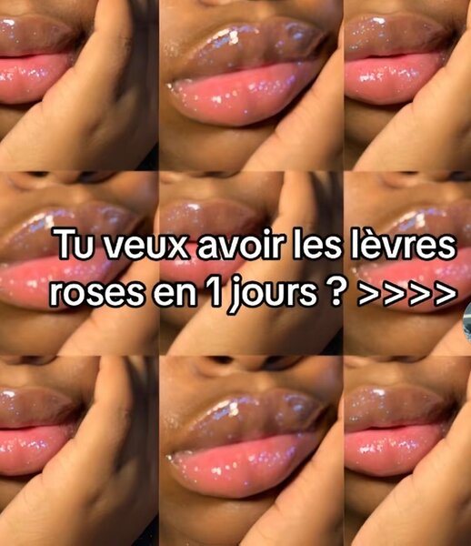 PRODUIT DE LÈVRES ROSES