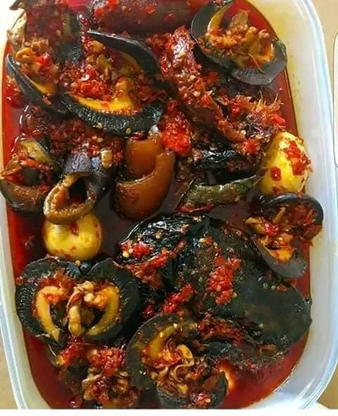 Délicieuse Assiette de Fruits de Mer et Plantains