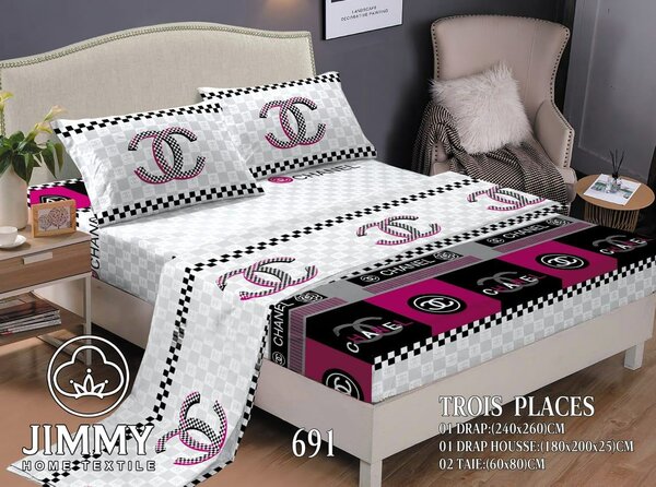 Parure de Lit Luxe Imprimée