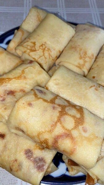 Délicieux crêpes fourrées