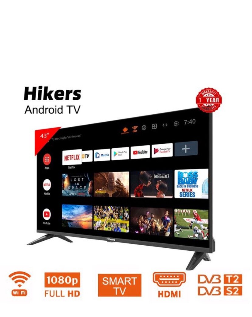 43 Frameless Android Smart FHD LED TV