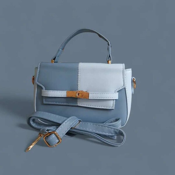Sac à main bicolore élégant