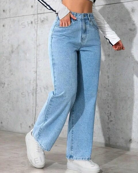 Jeans évasés pour femme SHEIN