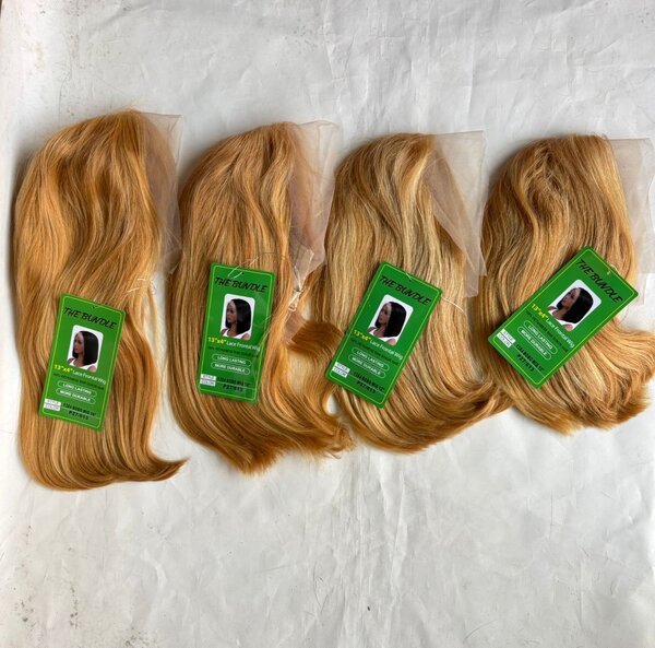 Perruque naturel blonde 10''