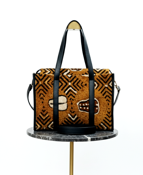 Sac en bogolan et cuir