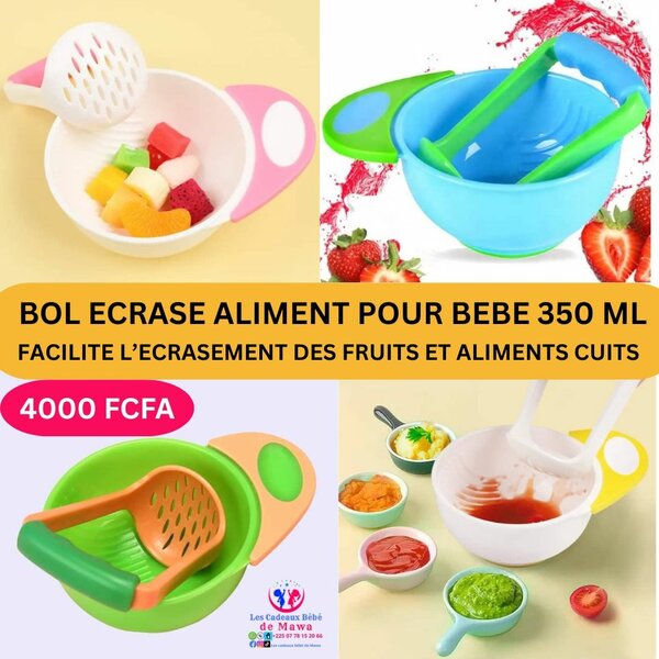 Bol Écrase-Aliments Bébé