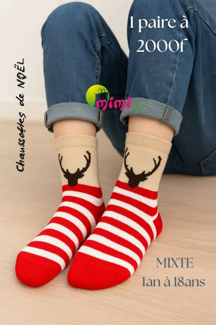 Chaussettes de Noël Mixte