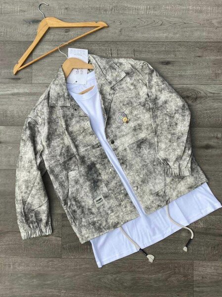 Veste en denim style décontracté