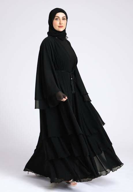 Tripal Layer Princes Abaya  Stoller