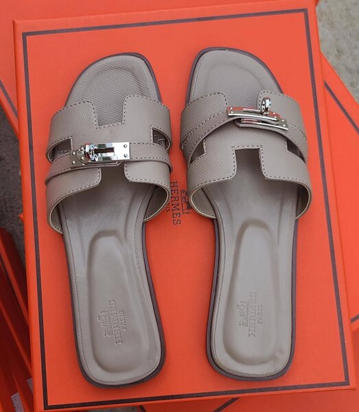 Sandales Hermes en cuir