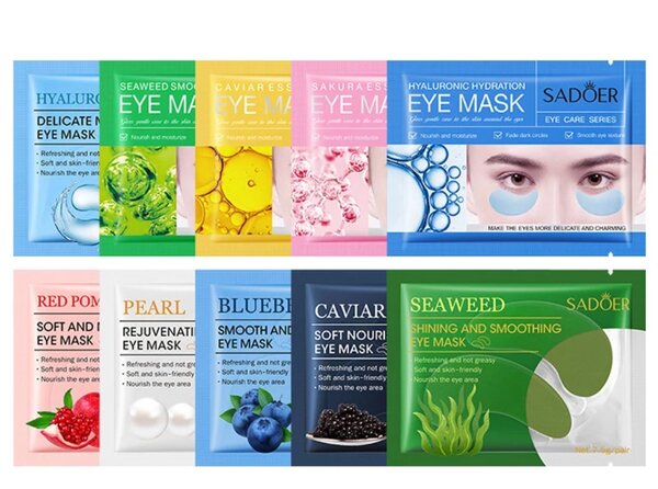 Facial sheet mask and lip mask