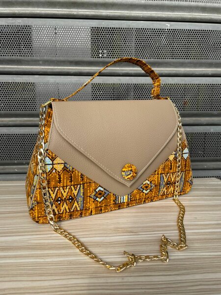 Sac à main en wax chic