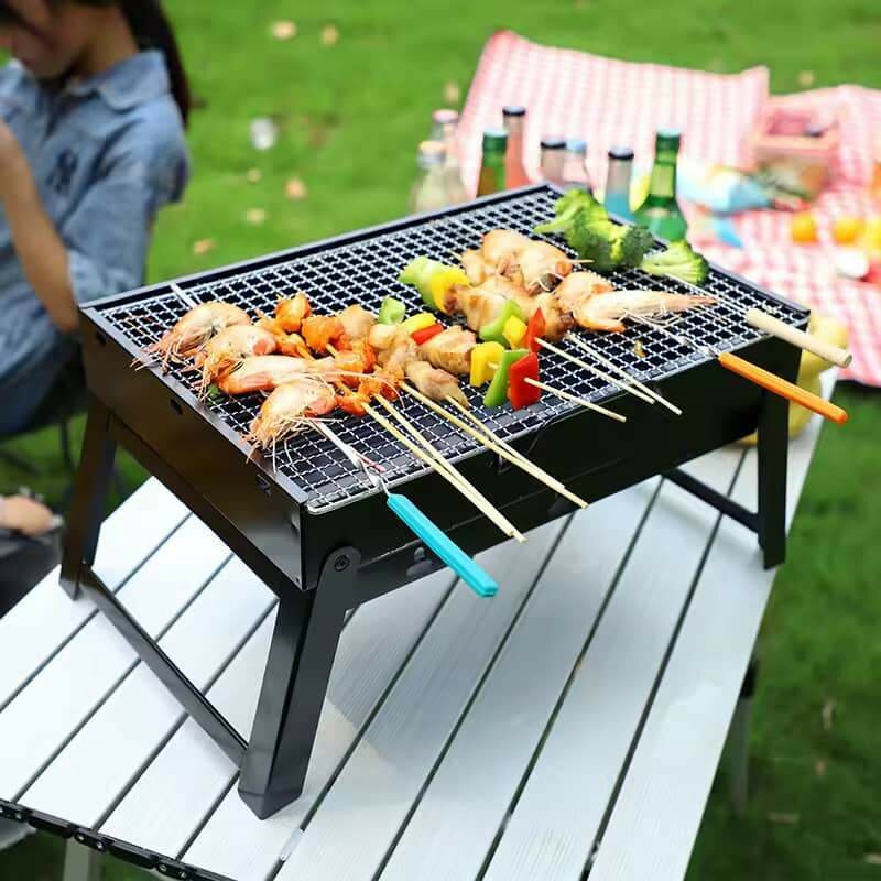 Grill portable pliable barbecue