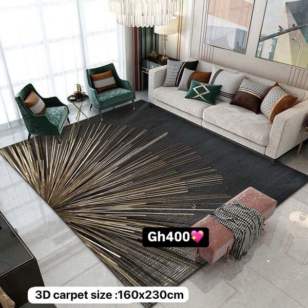 Beautiful and cozy patterned carpet