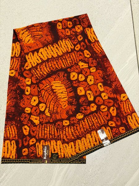 Tissu Africain Ankara imprimé Raphia