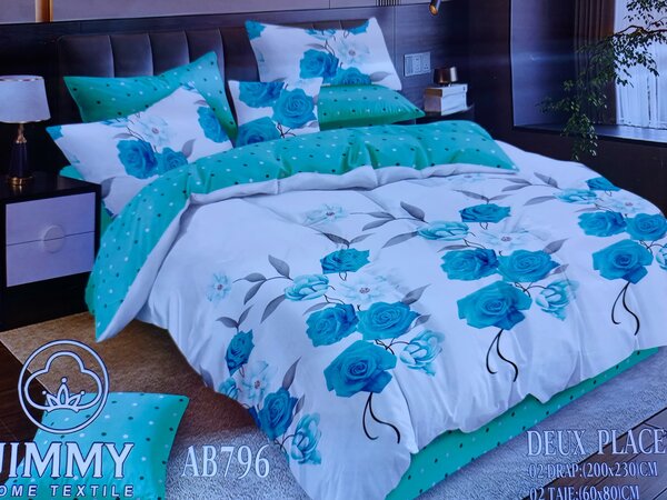 Parure de lit florale élégante