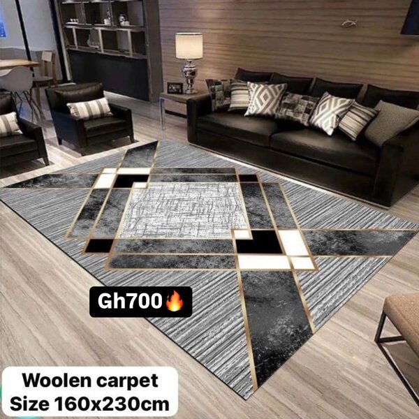 Beautiful and soft woolen carpet for the house
