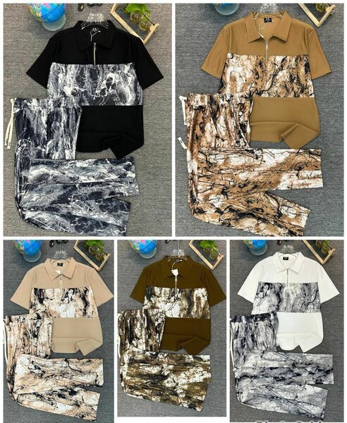 Ensemble Polo et Pantalon Imprimé