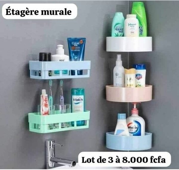 Étagère mural - lot de 03