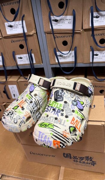 Sabots colorés imprimés