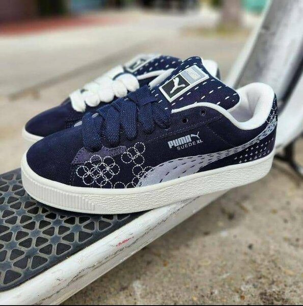 Baskets Puma Suede Bleu