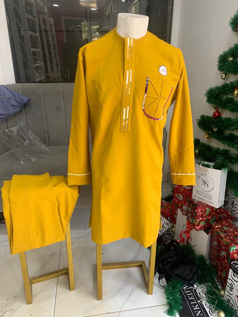 Tunique homme manches longues