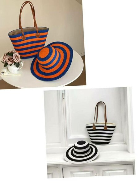 Ensemble sac et chapeau d'été