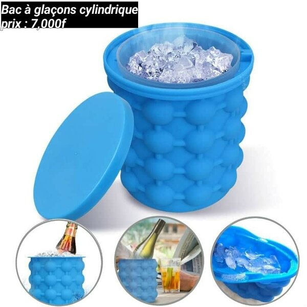  Bac à glaçons cylindrique
