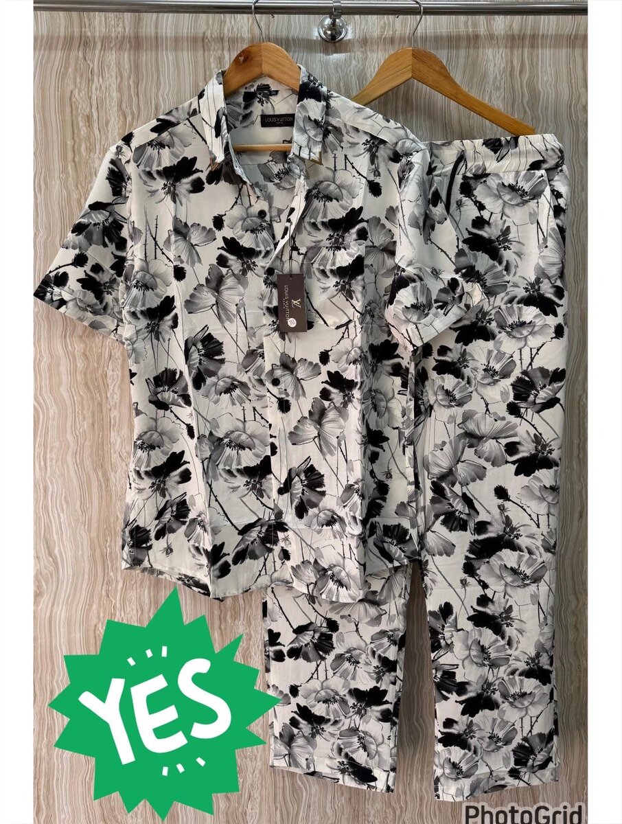 Ensemble Pyjama Floral Homme