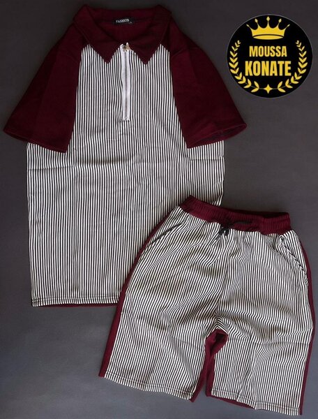 Ensemble rayé homme