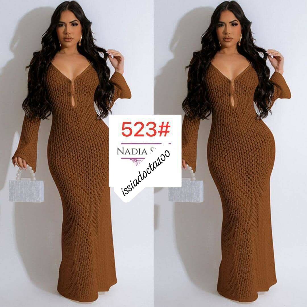 Élégance Robe Longue en Dentelle