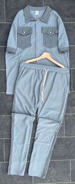 Ensemble décontracté bleu