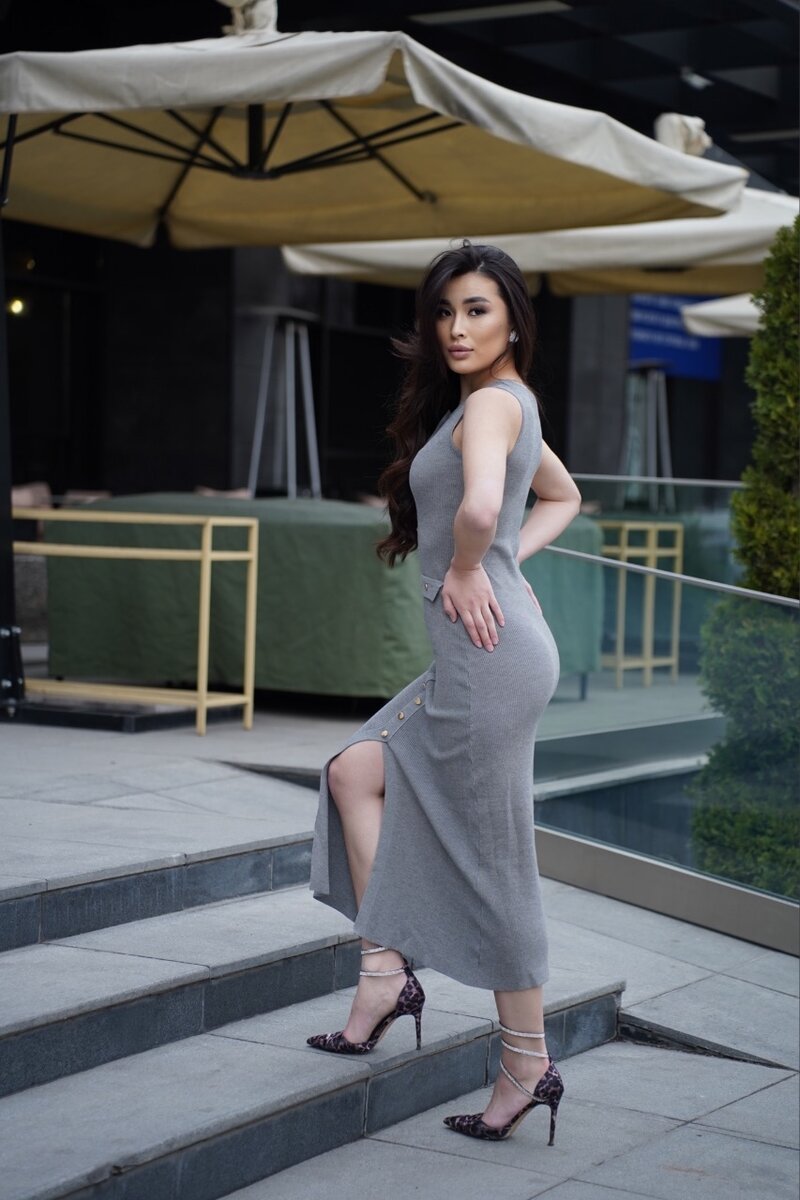 Трикотажное платье футляр