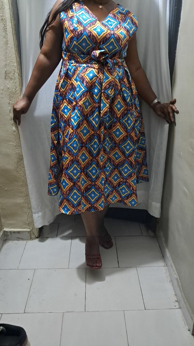 Robe d'été à motifs colorés