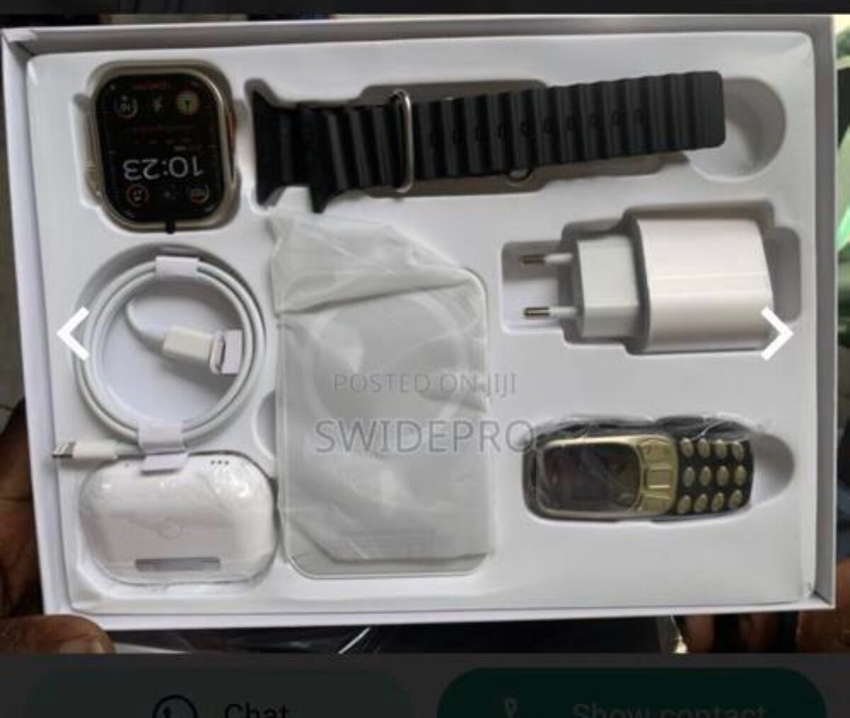 X9 smartwatch with phone and powerbank