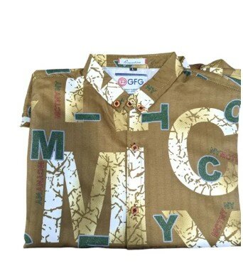 Men's full selves shirts Fabric china stone texcher Size M.L.