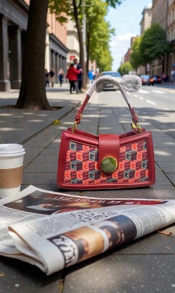 Stylish Sac à Main Rouge