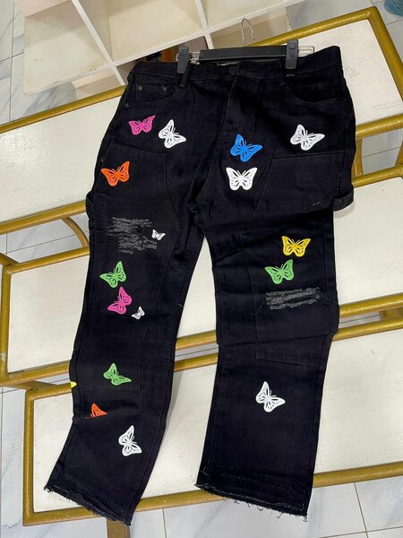 Jean homme avec motifs uniques