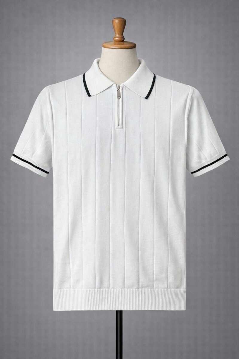 Polo homme en maille