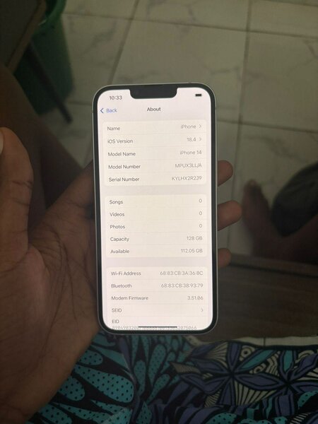 iPhone 14 Blanc 128GB